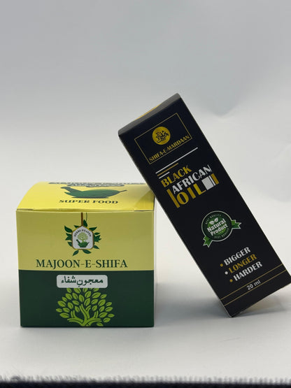 Majoon e shifa (120g)& Black African Oil